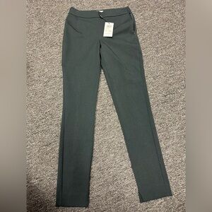 REISS Tyne Skinny Fit Trouser Womens Size Dark Green Chino NWT $180 Inseam 28